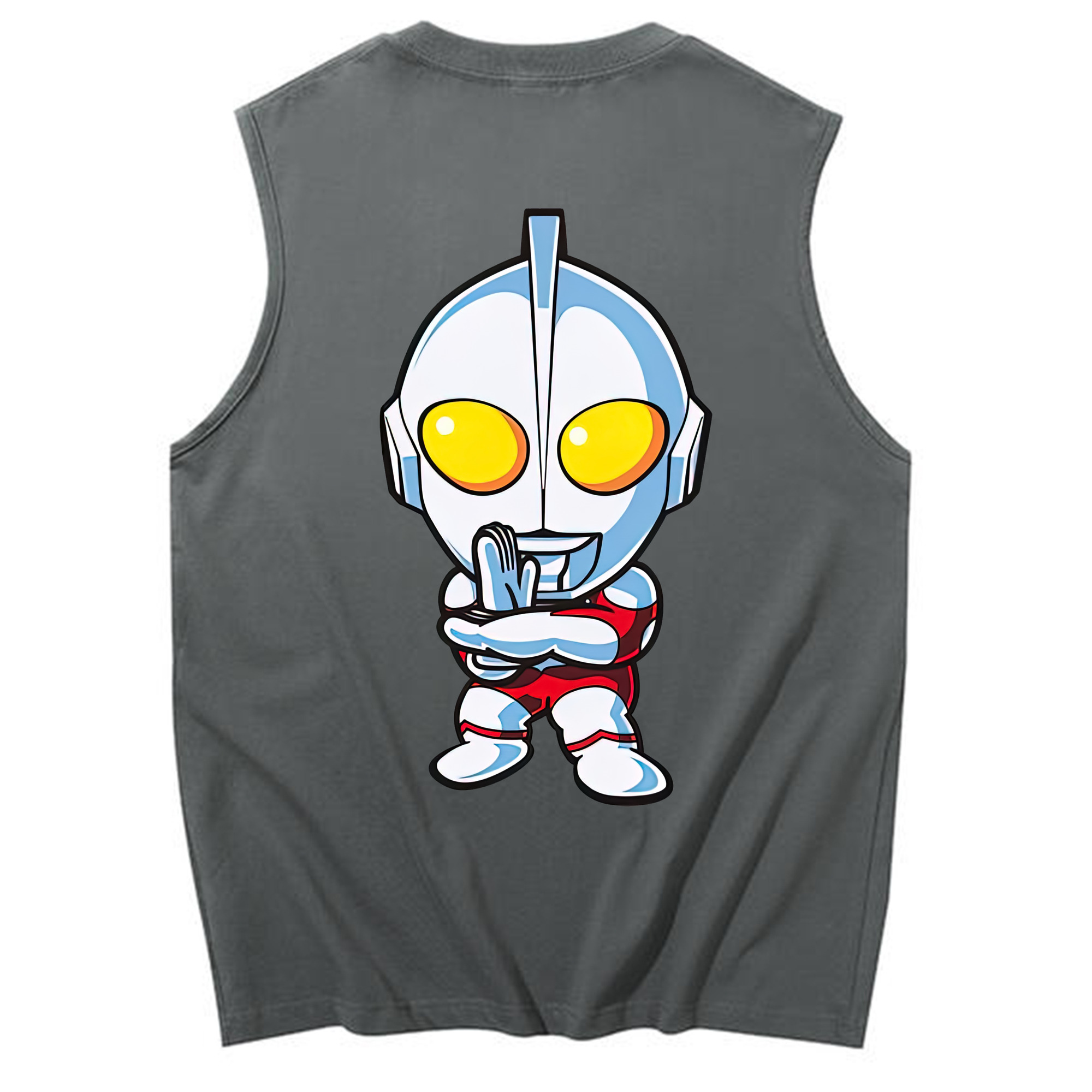 （画像用） ウルトラマン Ultraman コットン100％タンクトップ（背面プリント）